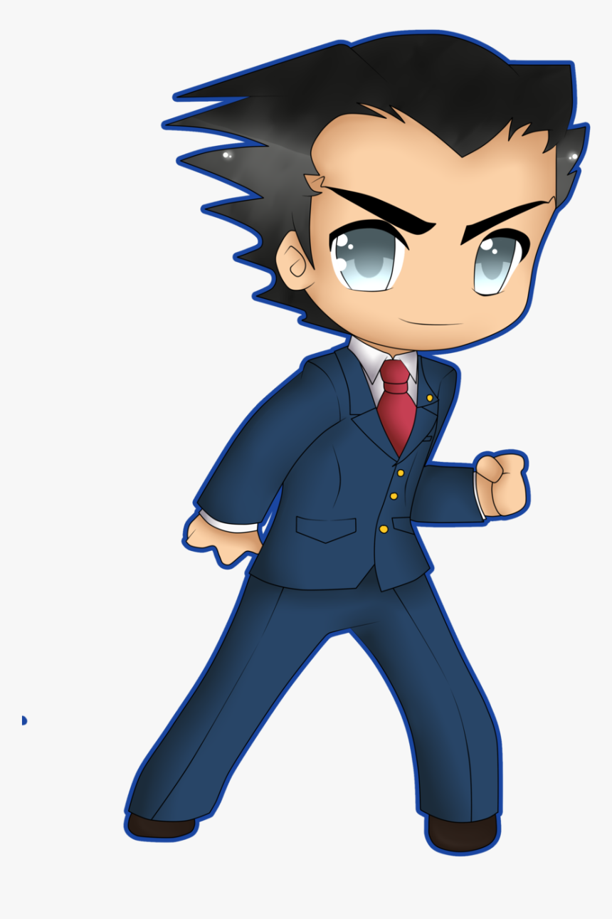 Phoenix Wright Png - Ace Attorney, Transparent Png, Free Download