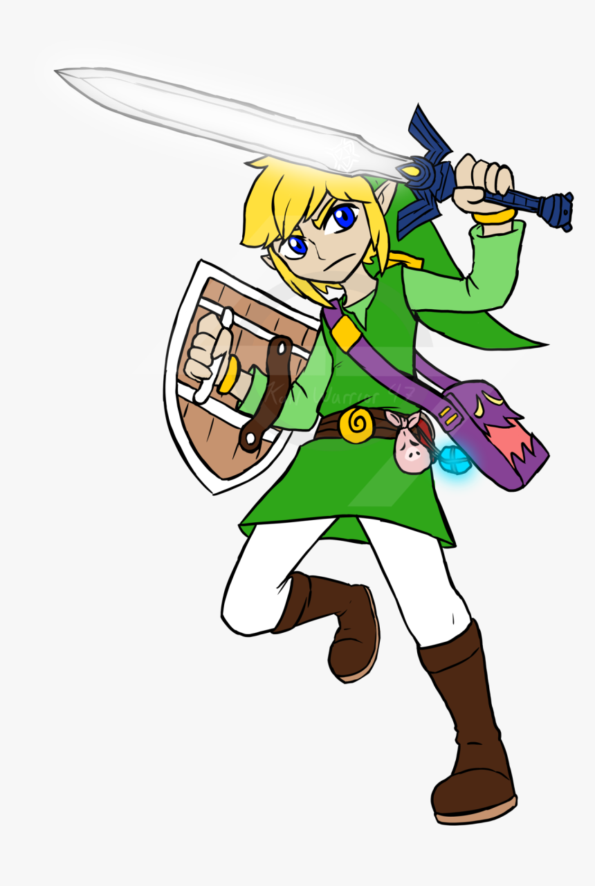 Link, Hero Of Wind 
 
my Rendition Of The Hero Of Wind - Cartoon, HD Png Download, Free Download