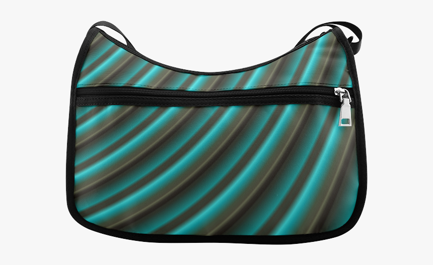 Glossy Green Gradient Stripes Crossbody Bags - Handbag, HD Png Download, Free Download