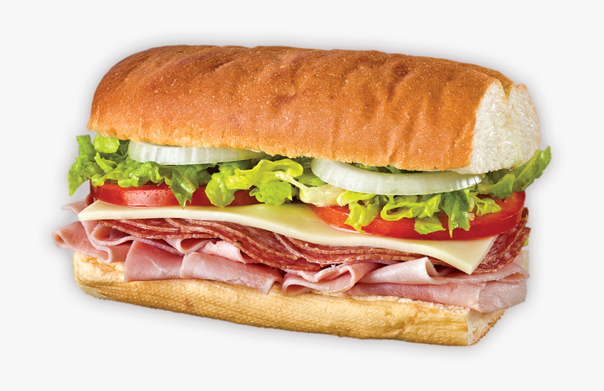 Ham, Salami & Provolone - Ham Salami Cheese Sandwich, HD Png Download, Free Download