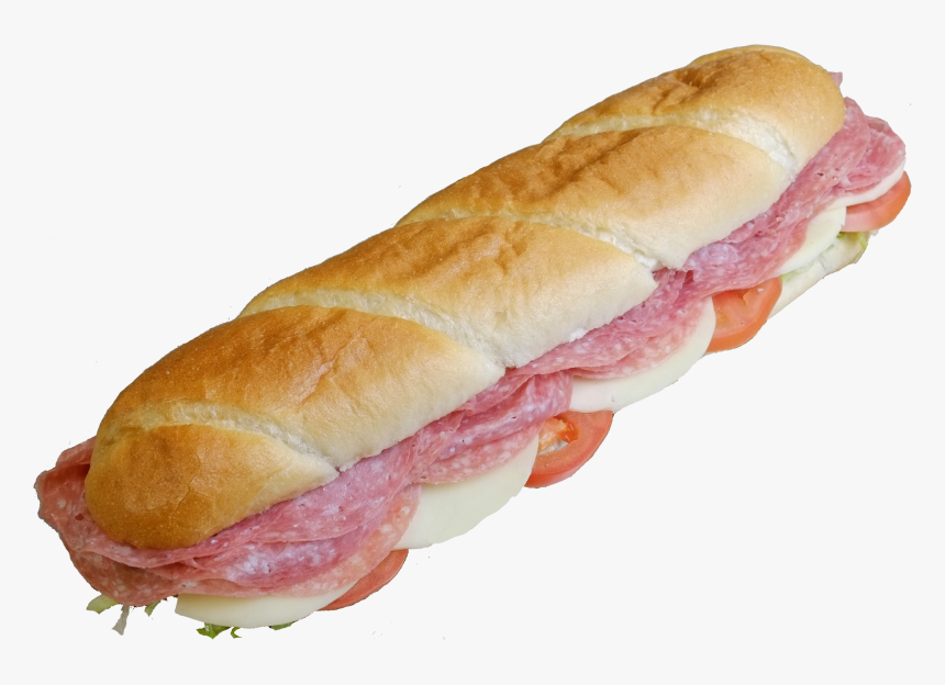 12 Inch Salami Sub, HD Png Download, Free Download