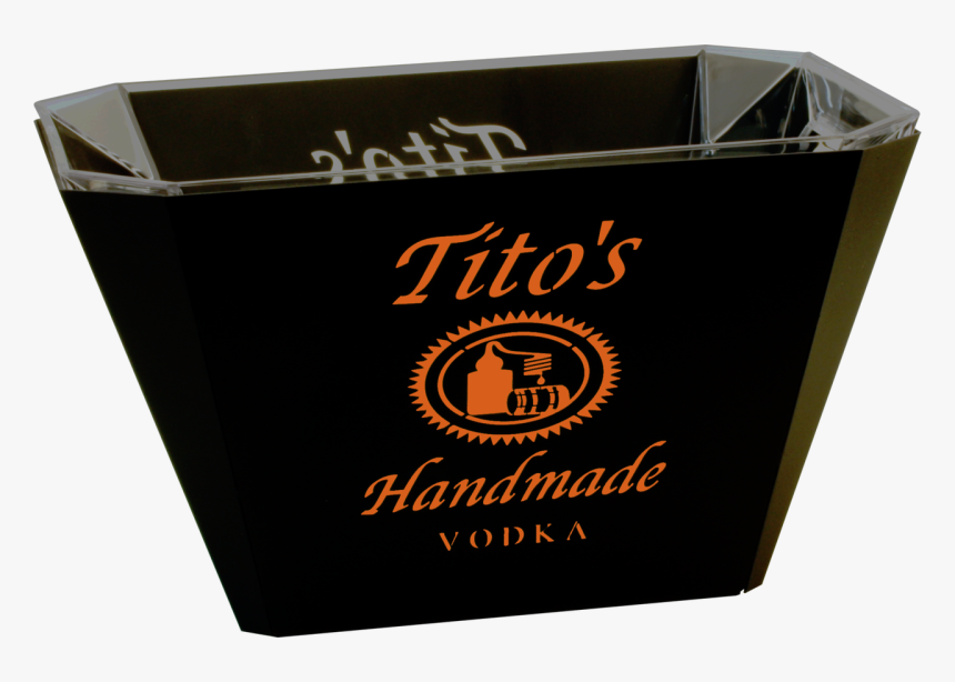 Led Ice Bucket - Tito's Vodka Logo .png, Transparent Png, Free Download