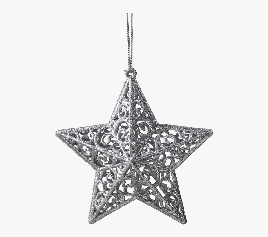 Holiday Ornament,christmas Design,ceiling Fixture,star,christmas - Etoile Argent, HD Png Download, Free Download
