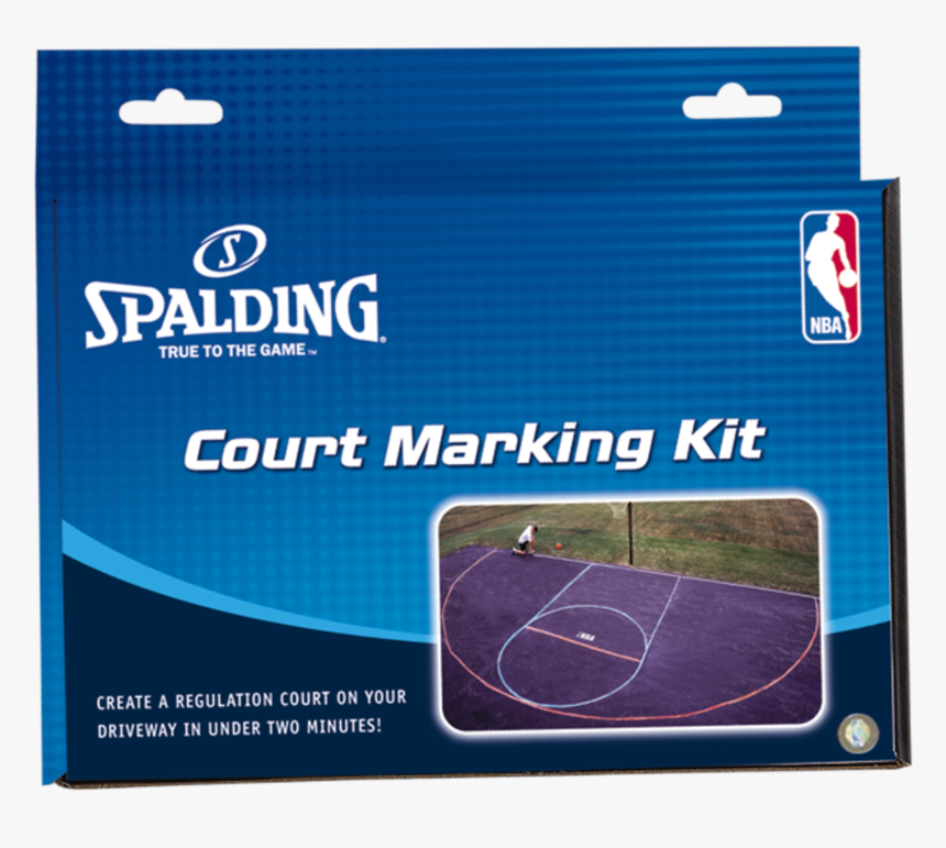 Basketball Court Marking Kit - Spalding, HD Png Download, Free Download