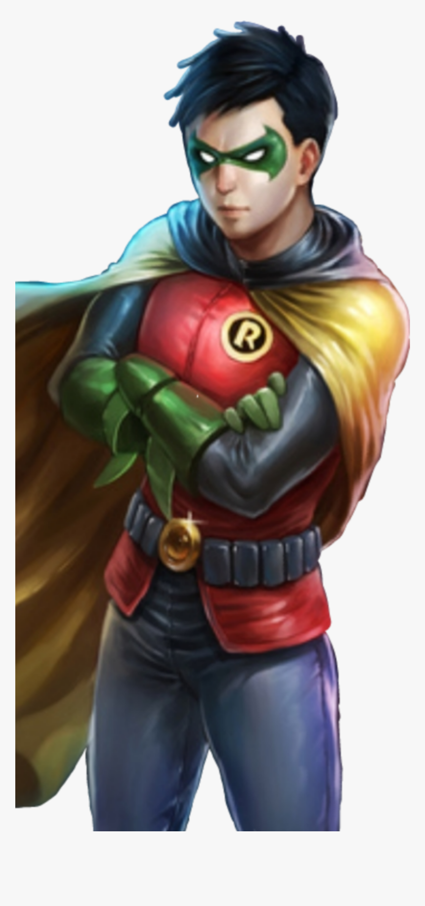 #damianwayne #robin - Impulse And Robin, HD Png Download, Free Download