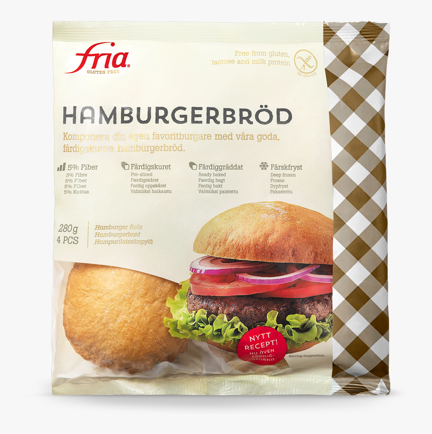 Glutenfritt Hamburgerbröd, HD Png Download, Free Download