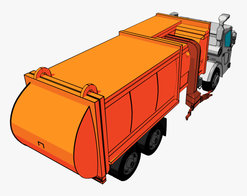 Car Clipart Top View - Battery Pack For Electric Truck, HD Png Download, Free Download