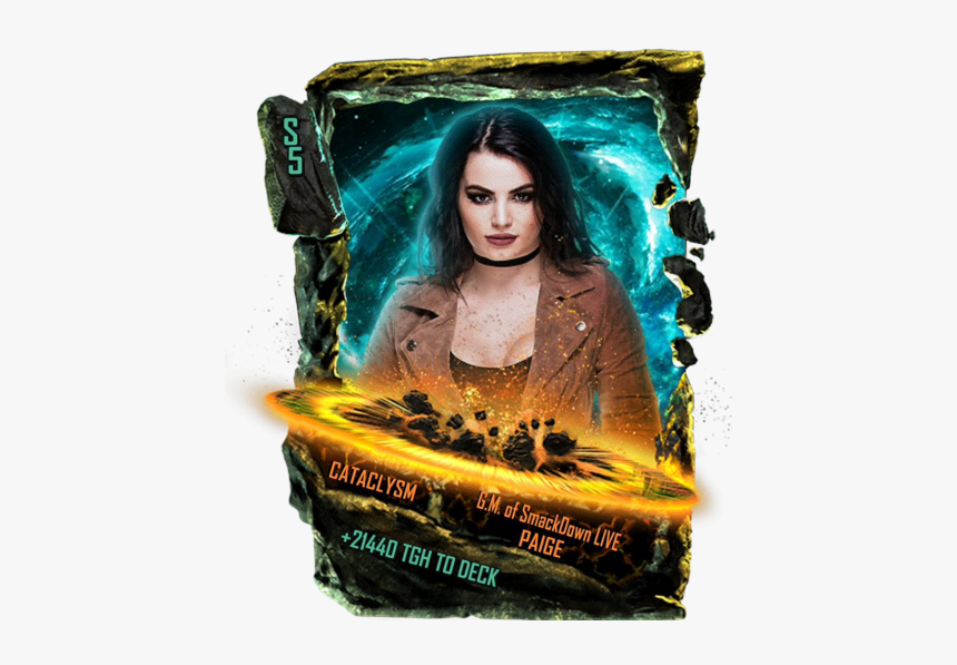 Paige Wwe Supercard Season 5, HD Png Download, Free Download