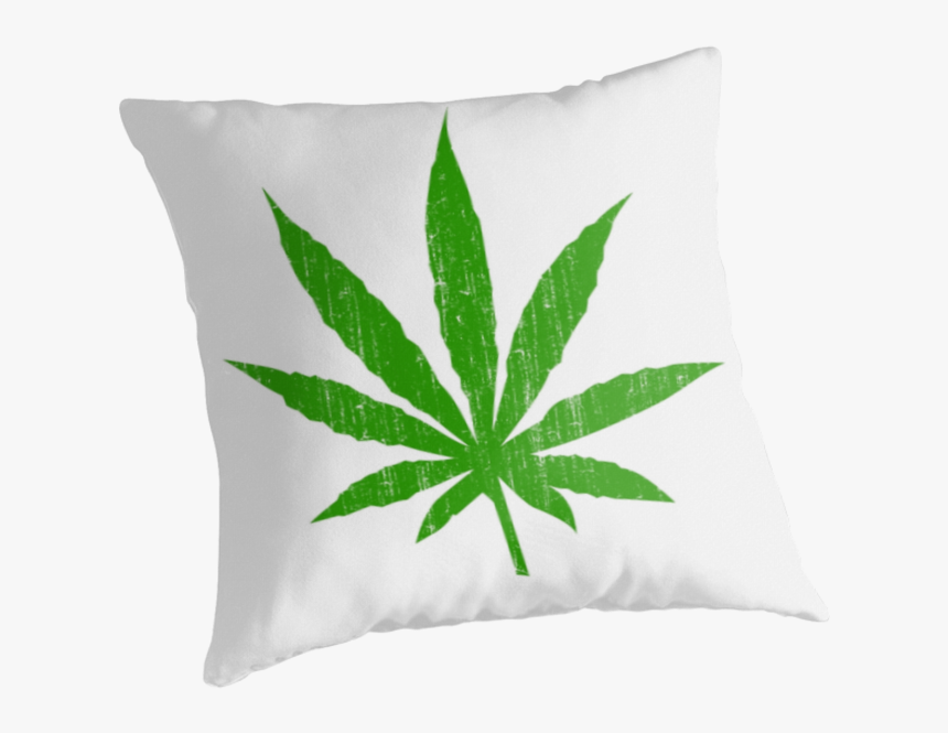 Marijuana Leaf Throw Blanket , Png Download - Vinyl Weed Decal, Transparent Png, Free Download