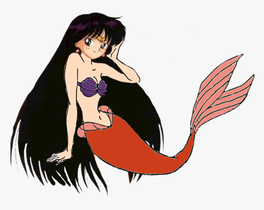 Mermaid Sailor Mars - Mermaid Wendy, HD Png Download, Free Download