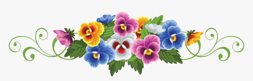 Corner Pansy Vector, HD Png Download, Free Download