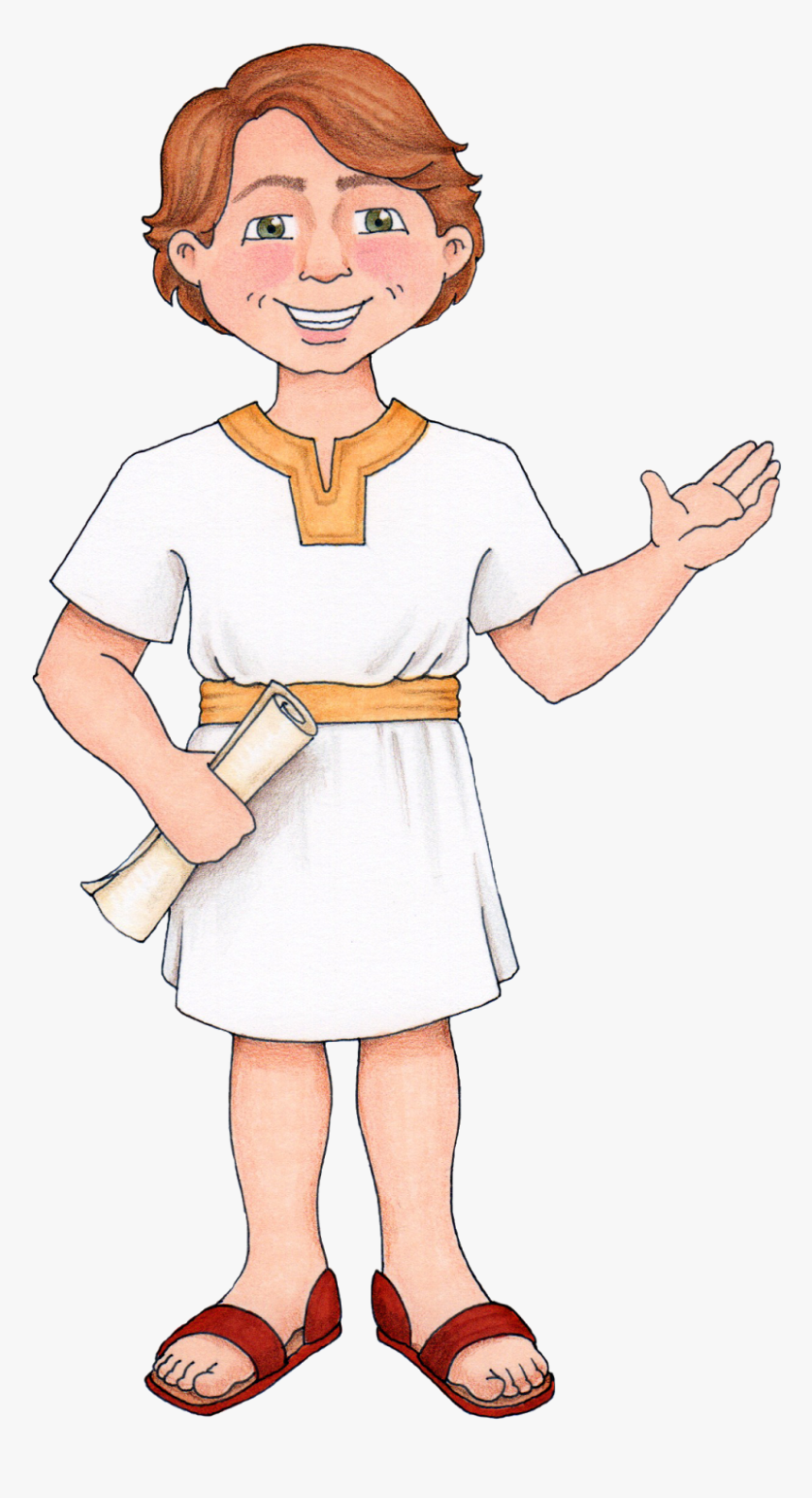 Susan Fitch Design - Cartoon Of Daniel The Prophet, HD Png Download, Free Download