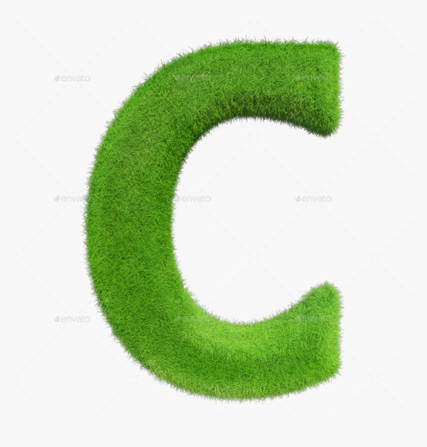 Green Grass Lettering Alphabet Png, Transparent Png, Free Download