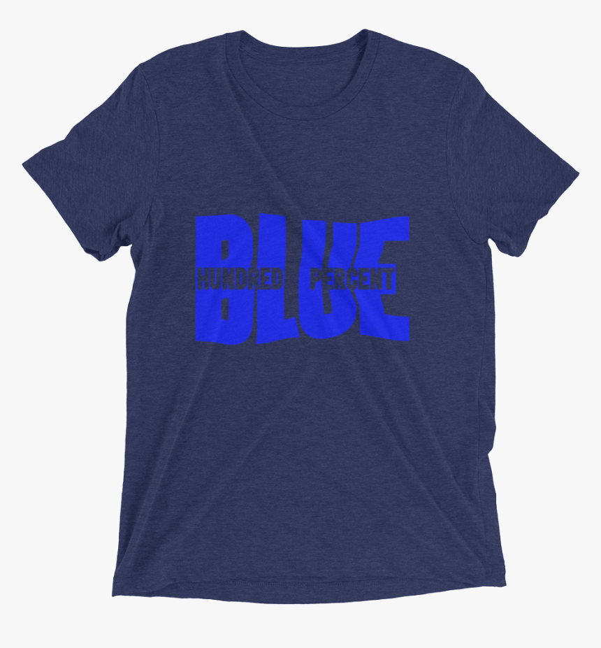 Hundred Percent Blue Flag Style T-shirt - T-shirt, HD Png Download, Free Download