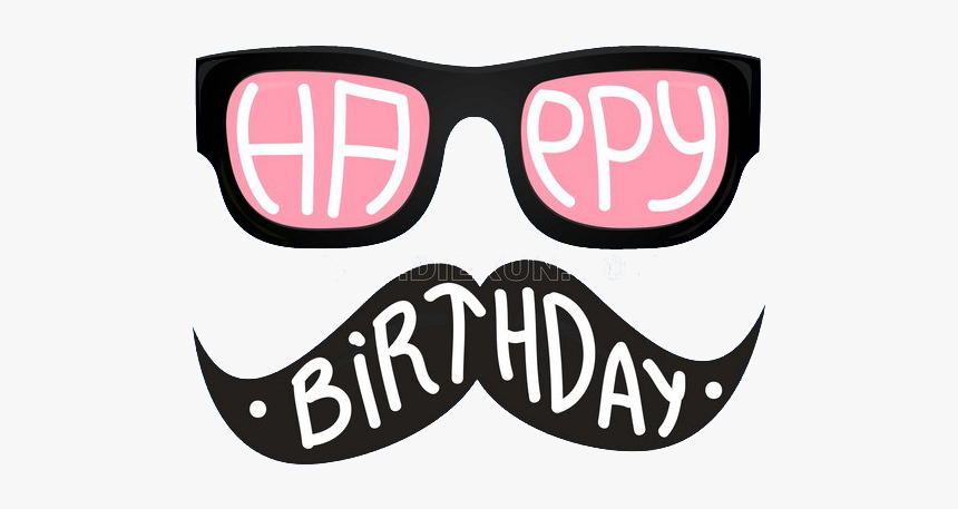 Beard Simple Wish Greeting Styling To Birthday Clipart, HD Png Download, Free Download