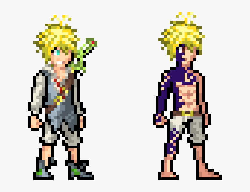 Nanatsu No Taizai Pixel Art, HD Png Download, Free Download