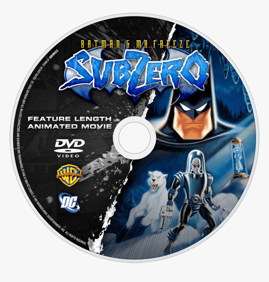 Batman & Mr - Batman Subzero Blu Ray, HD Png Download, Free Download