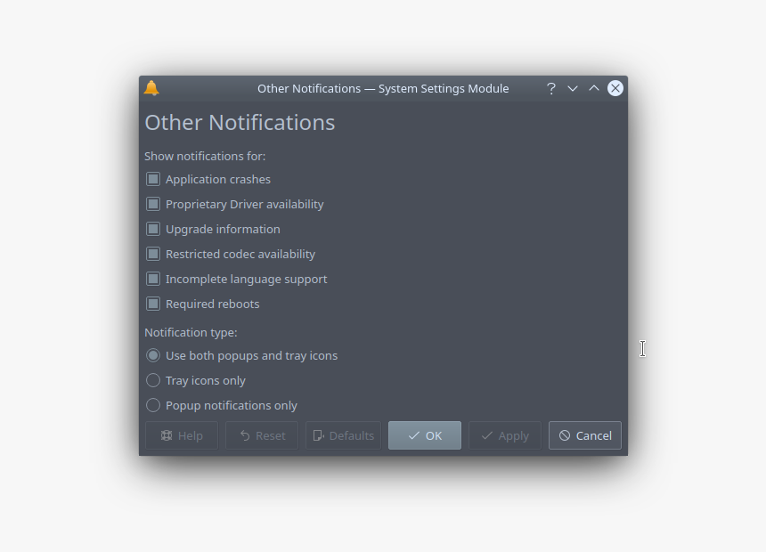 Gui For Managing Certain Notifications - Vim Italics, HD Png Download, Free Download