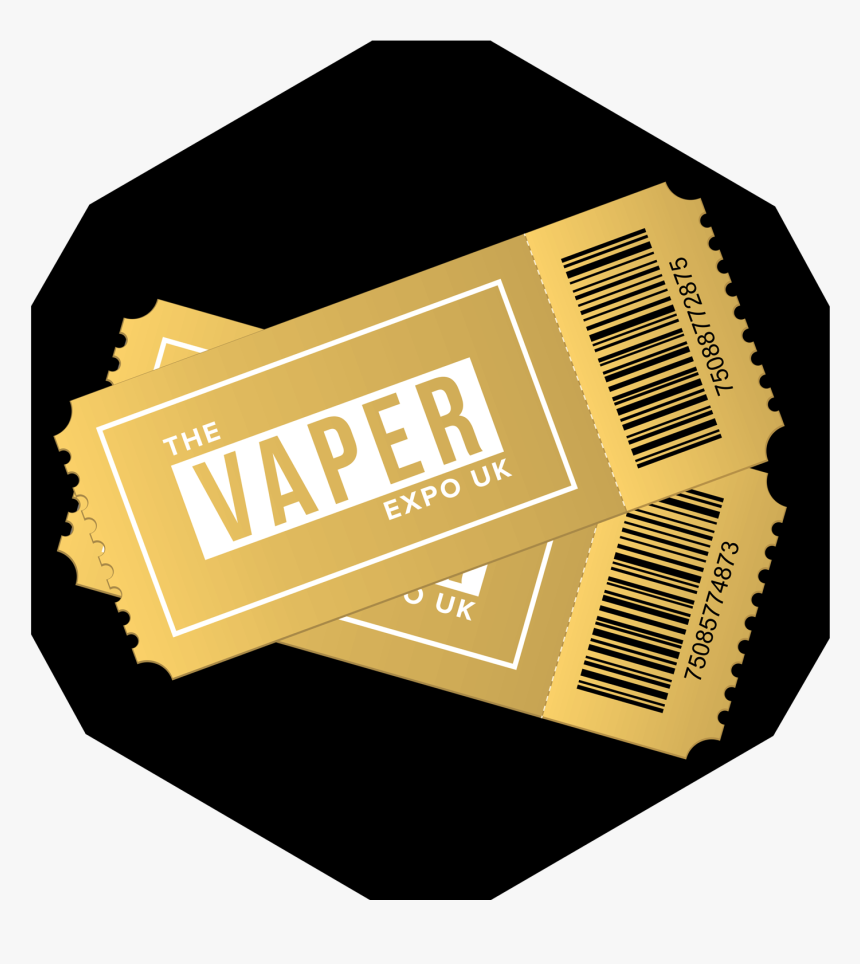 2 X Vip Vaper Expo Weekend Tickets - Illustration, HD Png Download, Free Download