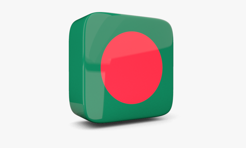 Glossy Square Icon 3d - Bangladesh 3d Flag Png, Transparent Png, Free Download