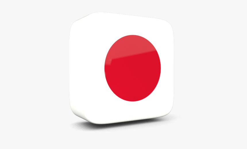 Glossy Square Icon 3d - Japan Flag 3d Png, Transparent Png, Free Download