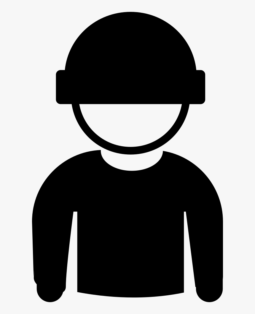 Dude Wearing Sweater And Bonnet - Man With Cap Icon, HD Png Download, Free Download