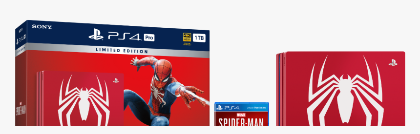 Spider Man Ps4 Pro Box, HD Png Download, Free Download