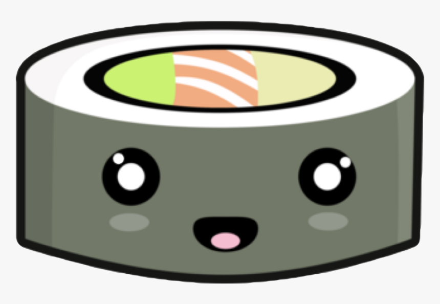 Clip Art Fish And Rice Svg - Cute Sushi With Face, HD Png Download ...