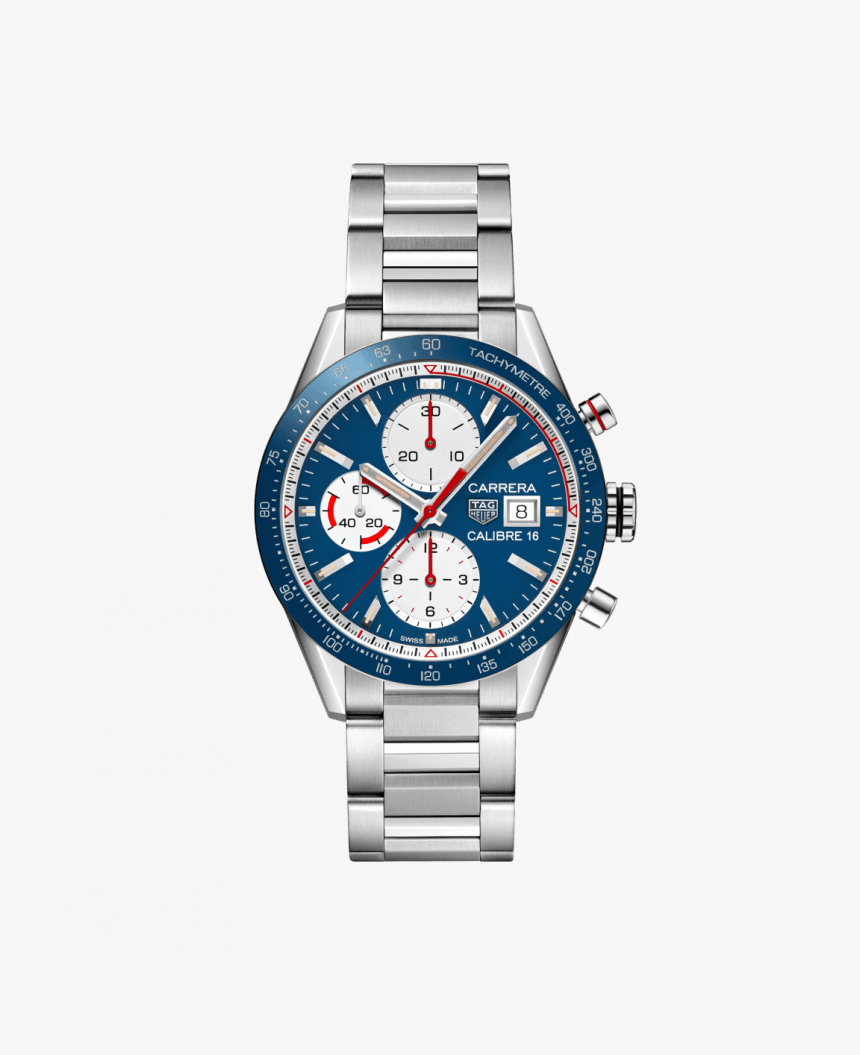 Tag Heuer Carrera Calibre 16 Blau, HD Png Download, Free Download