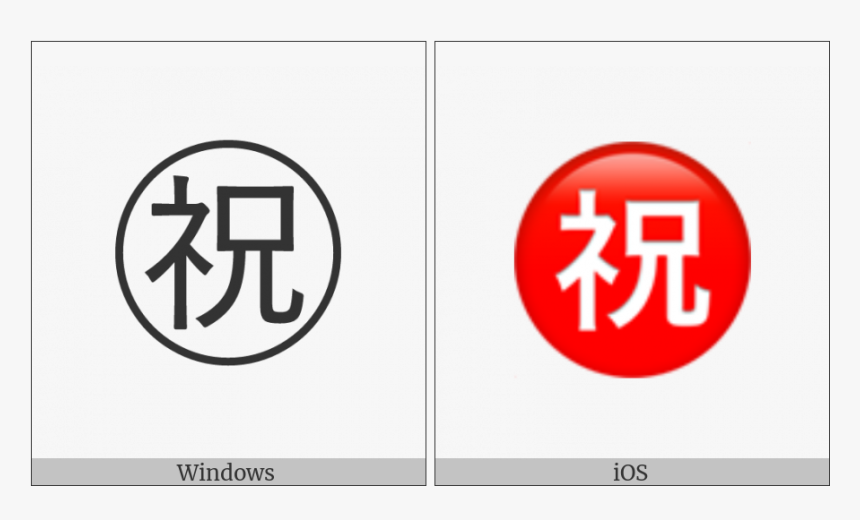 Circled Ideograph Congratulation On Various Operating - Circle, HD Png Download, Free Download