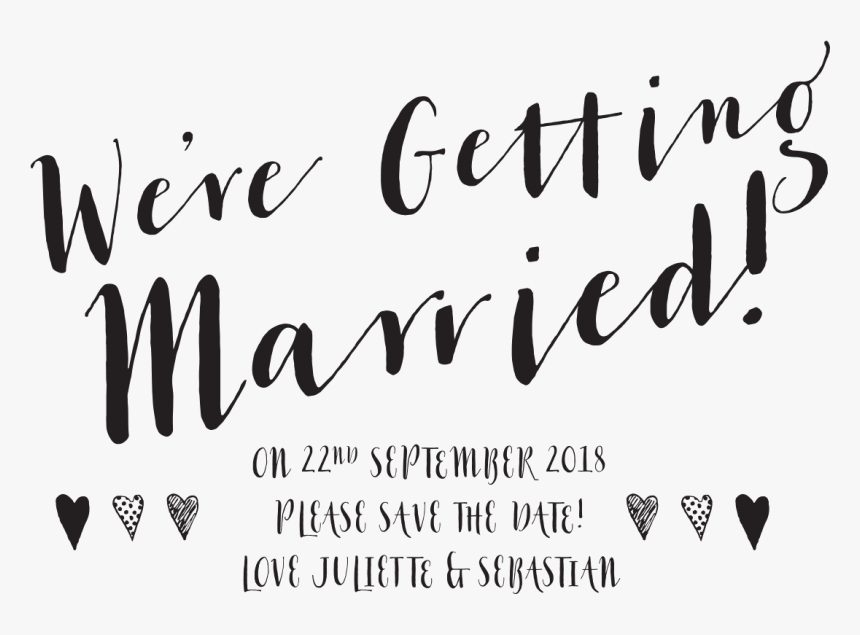 We Are Getting Married, HD Png Download, Free Download