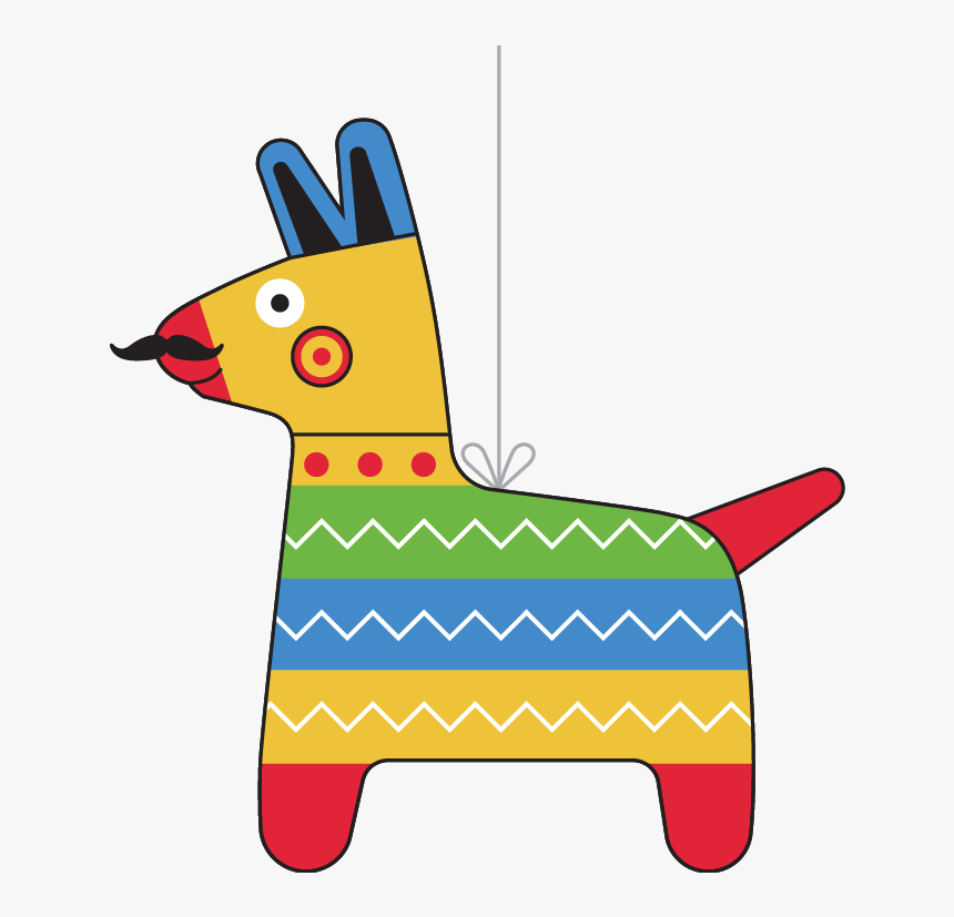 Llama Clipart Pinata - Mexican Transparent Pinata, HD Png Download, Free Download