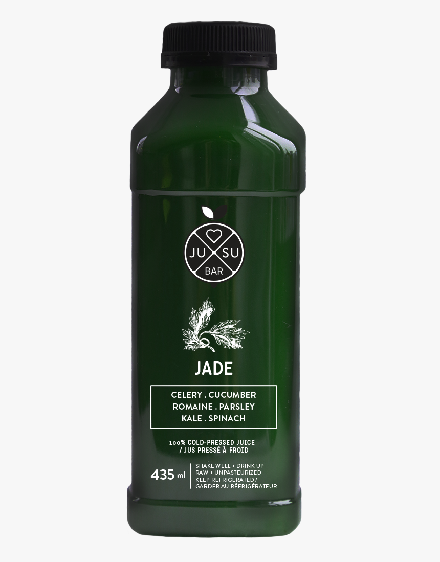 Jusu Bar Jade - Glass Bottle, HD Png Download, Free Download