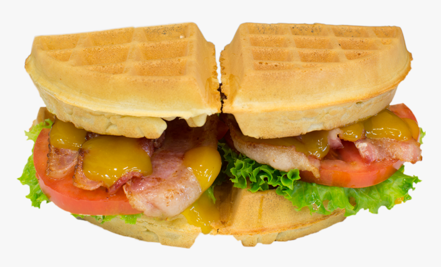 Blt Waffle Sandwich - Fast Food, HD Png Download, Free Download