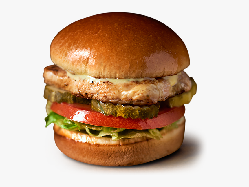 Grilled Chicken Sandwich - Chicken Sandwich, HD Png Download, Free Download