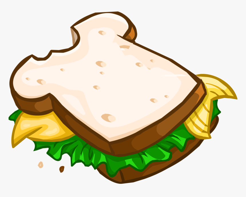 Club Penguin Wiki - Transparent Sandwich Icon Png, Png Download, Free Download