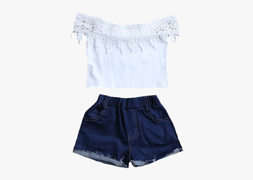 Crop Top And Shorts Png, Transparent Png - kindpng