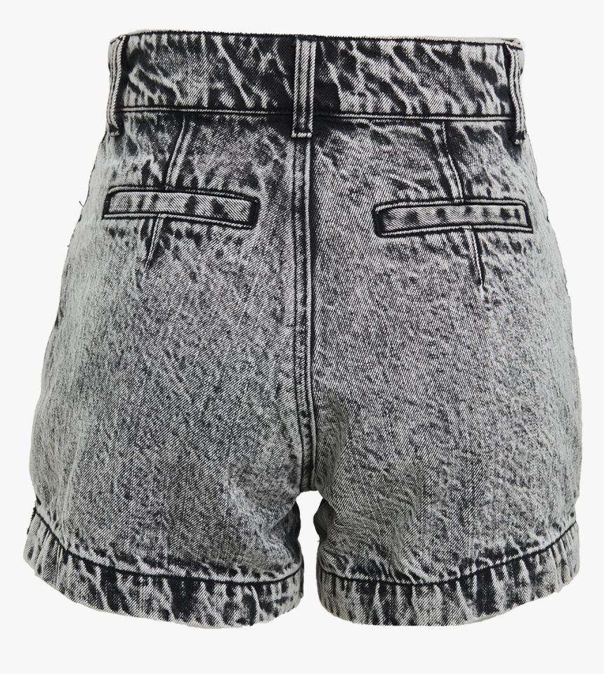 Acid Spliced Denim Short In Colour Jet Set - Bermuda Shorts, HD Png Download, Free Download