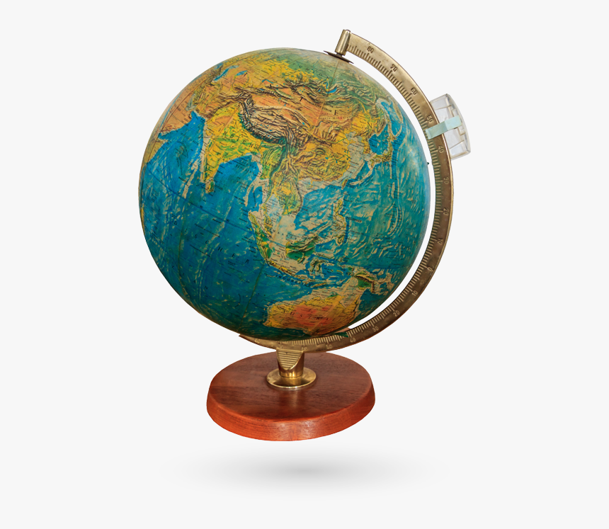 Globe World Map Geography Atlas - Geographically Png, Transparent Png, Free Download