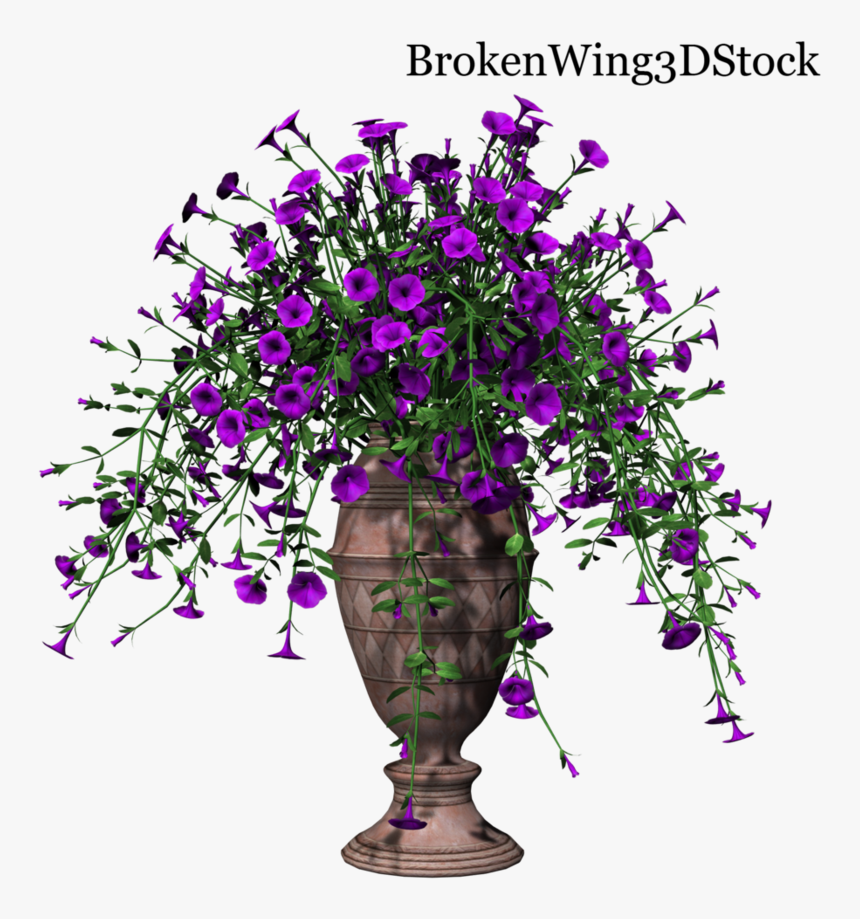 Petunia Transparent Png - Flowerpot, Png Download, Free Download