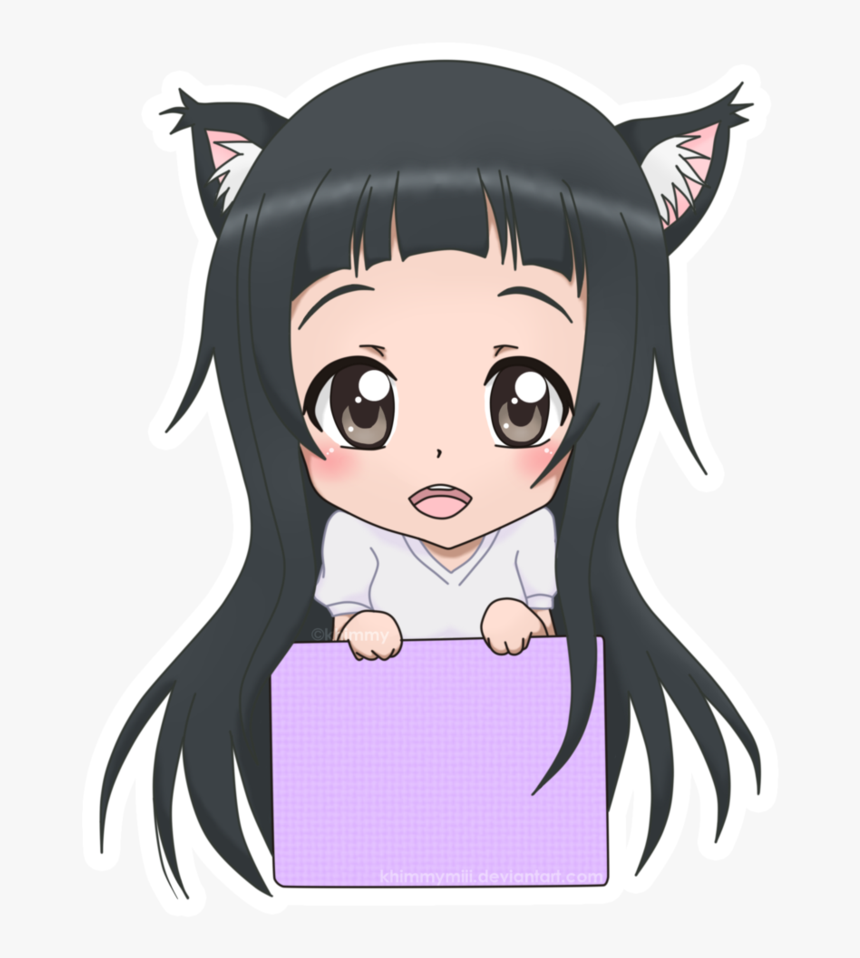 Asuna Clipart Cat Ear - Sword Art Online Yui Chibi, HD Png Download, Free Download