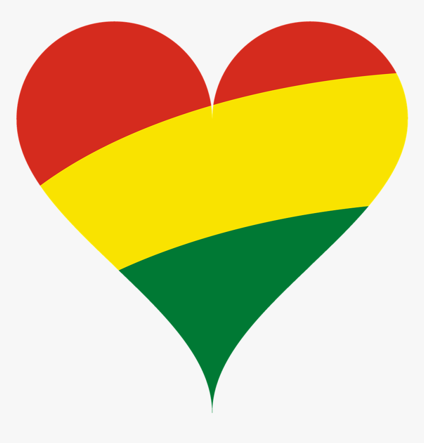 Transparent Bolivia Flag Png - Heart, Png Download, Free Download