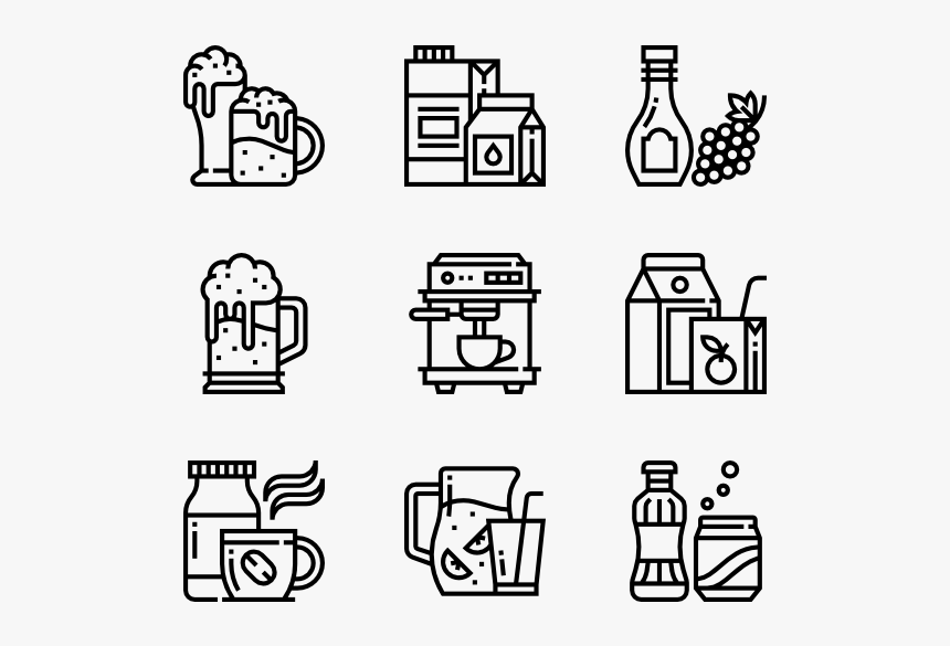 Beverage - Design Vector Icon, HD Png Download, Free Download