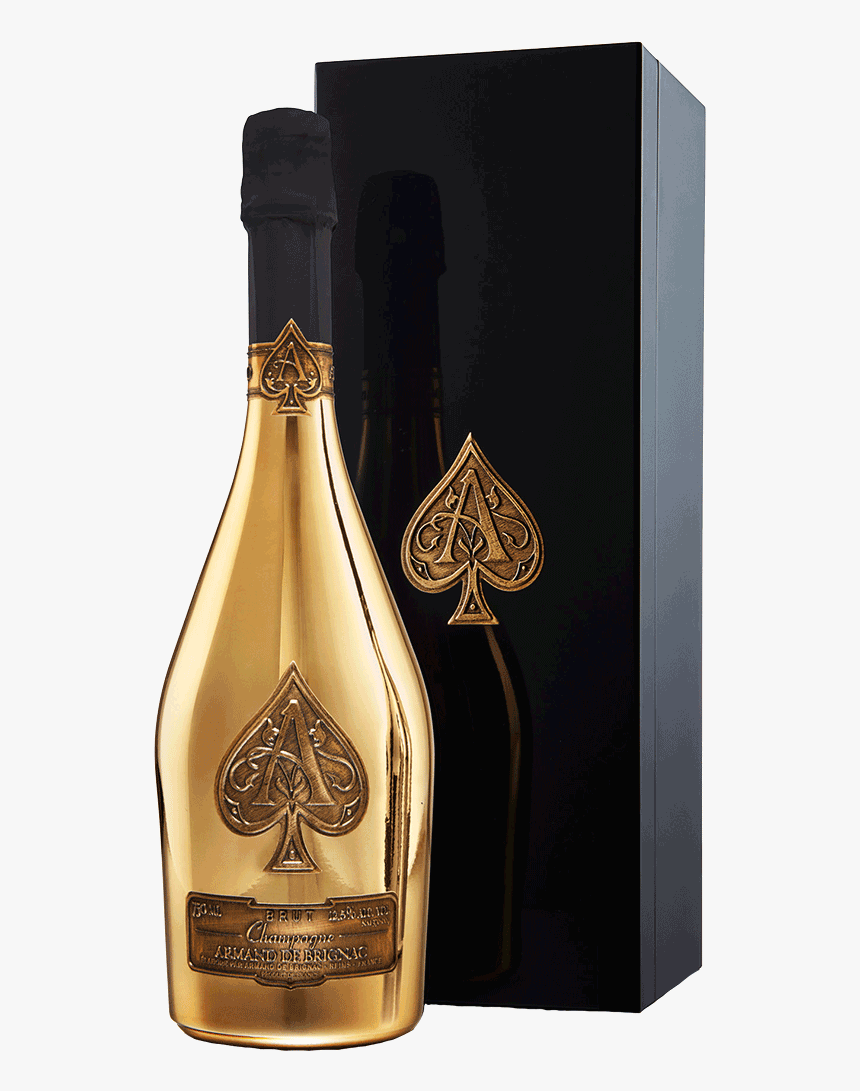 Armand De Brignac Brut Gold Ace Of Spades Champagne - Armand De Brignac Ace  Of Spades Champagne Rose Transparent PNG - 500x500 - Free Download on  NicePNG