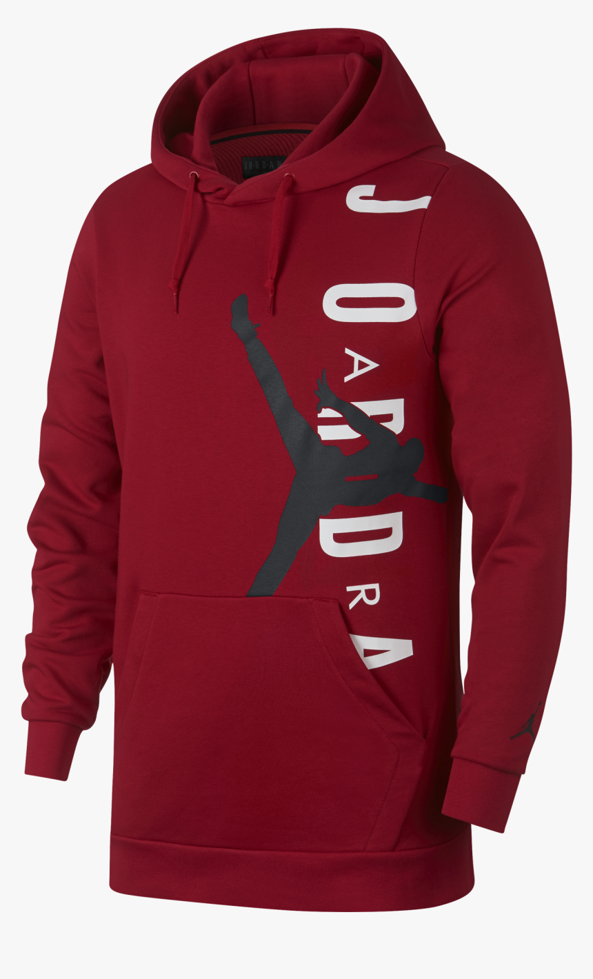 Air Jordan Jumpman Air Lightweight Hoodie - Red Nike Jordan Sweatshirt, HD Png Download, Free Download