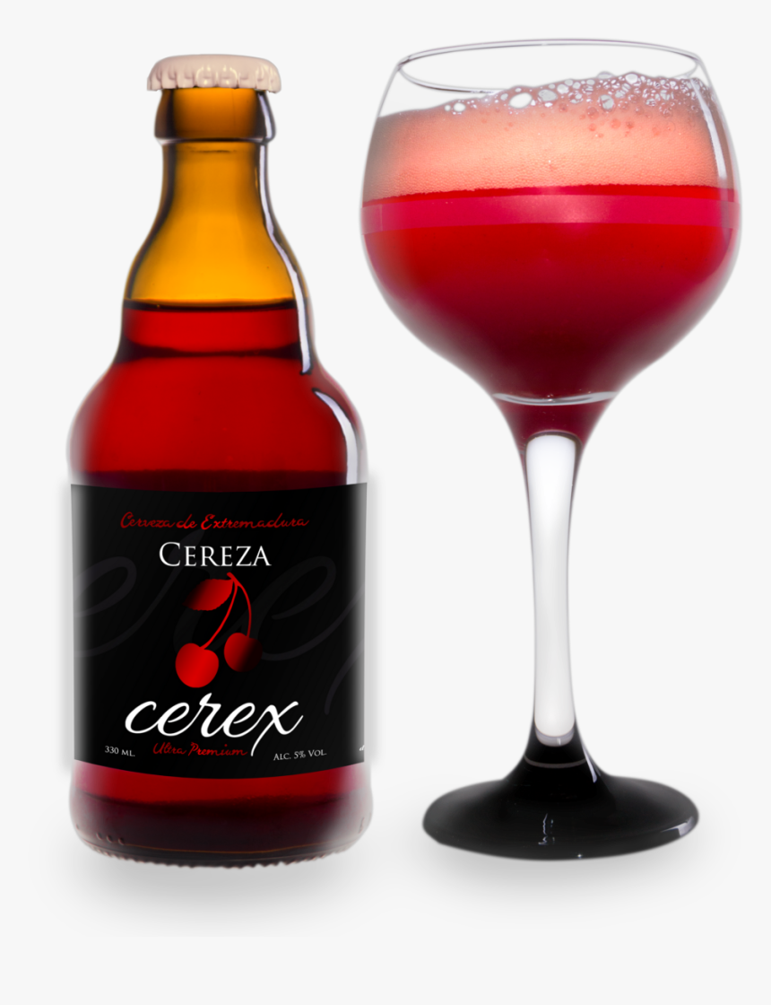 Cerex Cereza - Glass Bottle, HD Png Download, Free Download