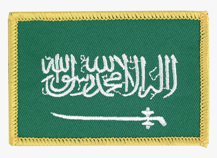 Saudi Arabia Flag Patch - Saudi Arabia Flag, HD Png Download - kindpng