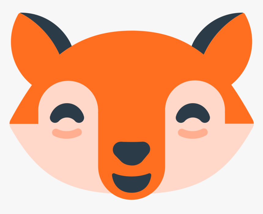 File - Fxemoji U1f638 - Svg - Heart Eyes Fox Emoji - 512 By 512 Pixels, HD Png Download, Free Download