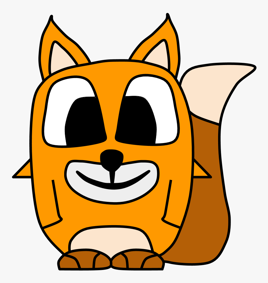 Fox, Big Eyes, Cartoon Animal, HD Png Download, Free Download