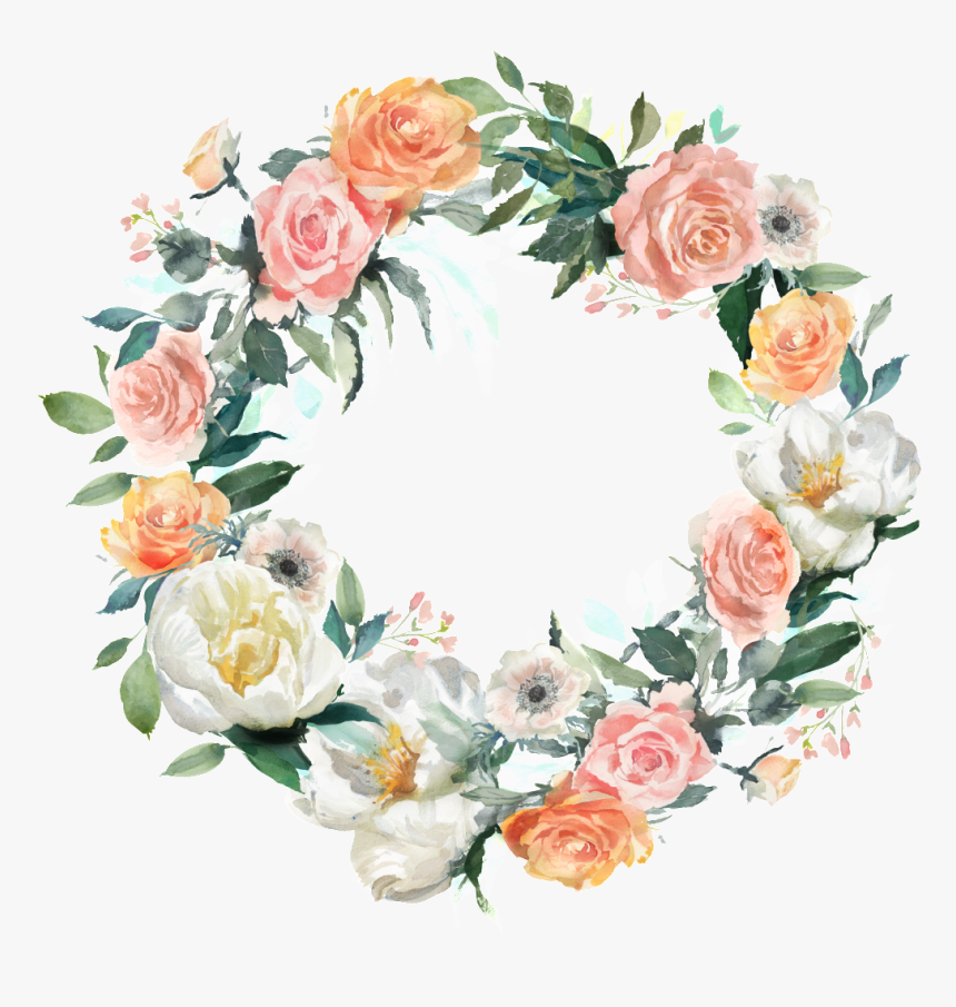 Beautiful Garland Decorative Border Png - Portable Network Graphics, Transparent Png, Free Download